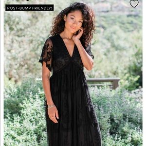 PinkBlush Black Lace Mesh